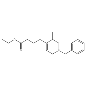Ethyl 4-(1-benzyl-3-methyl-1,2,3,6-tetrahydropyridin-4-yl)butanoate Structure