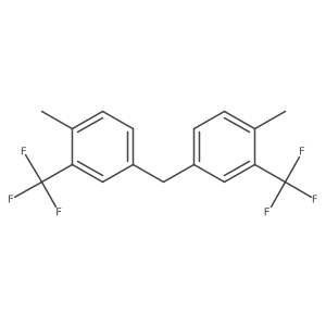 Bis[4-methyl-3-(trifluoromethyl)]diphenylmethane Structure