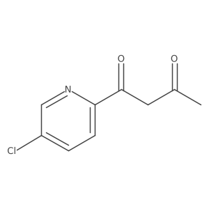 1-(5-Chloropyridin-2-yl)butane-1,3-dione结构式