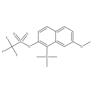 1-Trimethylsilyl-7-methoxy-2-naphthyl triflate Structure