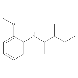 2-methoxy-N-(3-methylpentan-2-yl)aniline结构式