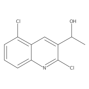 1-(2,5-Dichloroquinolin-3-yl)ethanol结构式