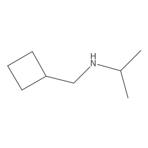 (Cyclobutylmethyl)(propan-2-yl)amine Structure
