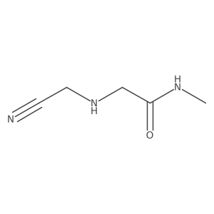Acetamide, 2-[(cyanomethyl)amino]-N-methyl- Structure