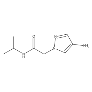 2-(4-amino-1H-pyrazol-1-yl)-N-isopropylacetamide Structure