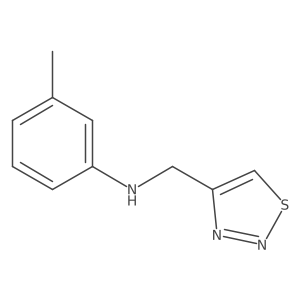 n-((1,2,3-Thiadiazol-4-yl)methyl)-3-methylaniline Structure