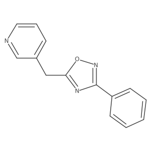 3-(3-Phenyl-[1,2,4]oxadiazol-5-ylmethyl)-pyridine Structure