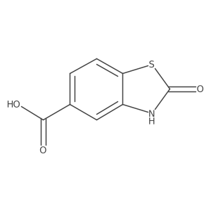 2-Oxo-2,3-dihydrobenzo[d]thiazole-5-carboxylic acid结构式