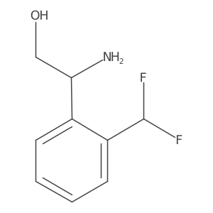2-Amino-2-(2-(difluoromethyl)phenyl)ethanol Structure