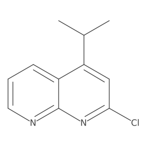 2-Chloro-4-isopropyl-1,8-naphthyridine Structure