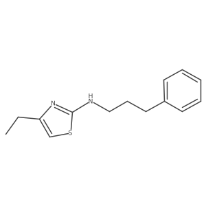 4-Ethyl-N-(3-phenylpropyl)thiazol-2-amine结构式