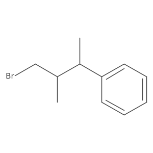 (4-Bromo-3-methylbutan-2-yl)benzene Structure