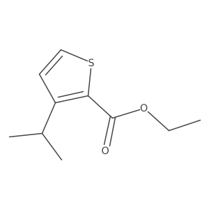 Ethyl 3-(propan-2-yl)thiophene-2-carboxylate Structure
