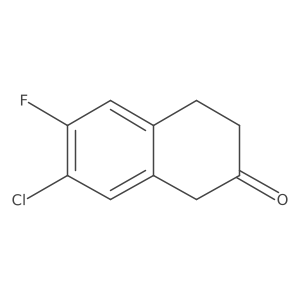 7-Chloro-6-fluoro-3,4-dihydro-2(1H)-naphthalenone Structure
