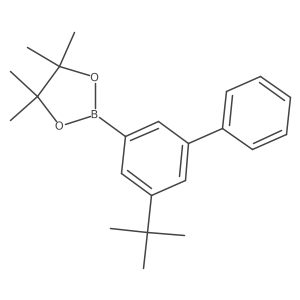 2-(5-(Tert-butyl)-[1,1'-biphenyl]-3-yl)-4,4,5,5-tetramethyl-1,3,2-dioxaborolane Structure