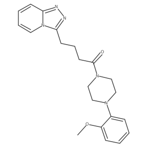 1-[4-(2-Methoxyphenyl)piperazin-1-yl]-4-([1,2,4]triazolo[4,3-a]pyridin-3-yl)butan-1-one Structure