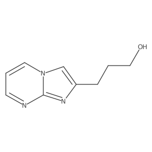 2-(3-Hydroxyprop-1-yl)imidazo[1,2-a]pyrimidine结构式