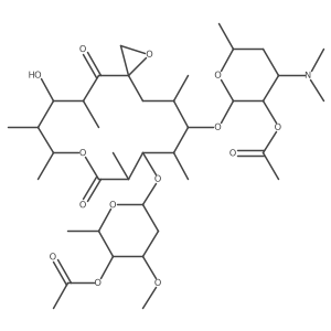 Oleandomycin, 2'',4'-diacetate Structure