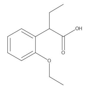 2-(2-Ethoxyphenyl)butanoic acid结构式