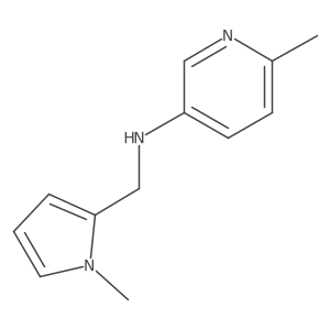 6-Methyl-N-[(1-methyl-1H-pyrrol-2-yl)methyl]pyridin-3-amine结构式