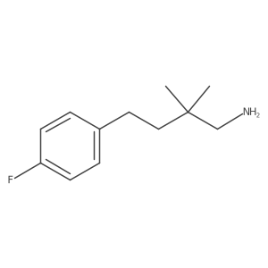4-(4-Fluorophenyl)-2,2-dimethylbutan-1-amine结构式