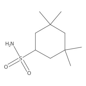 3,3,5,5-Tetramethylcyclohexane-1-sulfonamide结构式