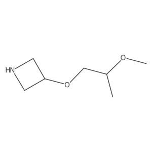 3-(2-Methoxypropoxy)azetidine结构式