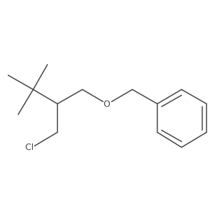 {[2-(Chloromethyl)-3,3-dimethylbutoxy]methyl}benzene结构式