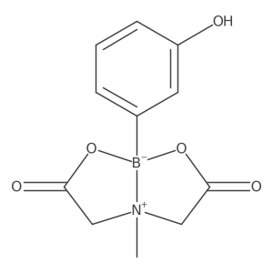 1-(3-Hydroxyphenyl)-5-methyl-2,8-dioxa-5-azonia-1-boranuidabicyclo[3.3.0]octane-3,7-dione Structure