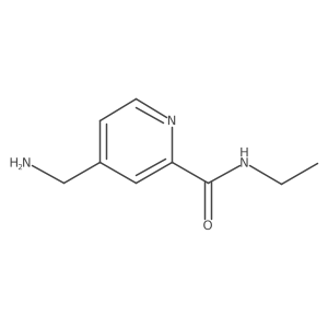 4-(Aminomethyl)-N-ethylpyridine-2-carboxamide Structure