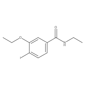 3-Ethoxy-N-ethyl-4-iodobenzamide结构式