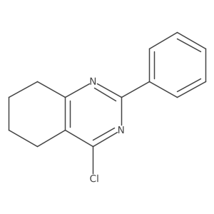 4-Chloro-2-phenyl-5,6,7,8-tetrahydroquinazoline Structure
