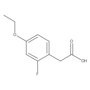 2-(4-Ethoxy-2-fluorophenyl)acetic acid结构式