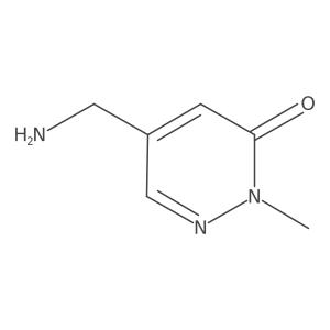 5-(aminomethyl)-2-methylpyridazin-3(2H)-one结构式
