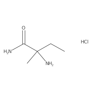 2-Amino-2-methylbutanamide hydrochloride结构式