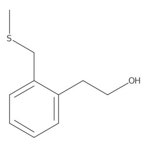 2-{2-[(Methylsulfanyl)methyl]phenyl}ethan-1-ol结构式