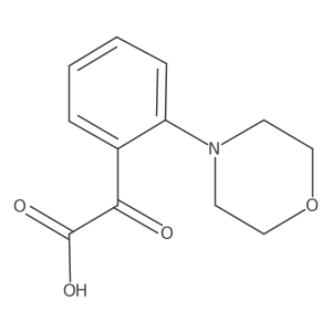 2-[2-(Morpholin-4-yl)phenyl]-2-oxoacetic acid结构式