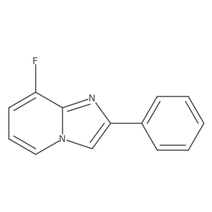 8-Fluoro-2-phenylimidazo[1,2-a]pyridine结构式