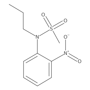 N-(2-Nitrophenyl)-N-propylmethanesulfonamide Structure