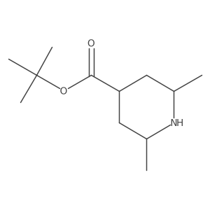tert-Butyl 2,6-dimethylpiperidine-4-carboxylate结构式