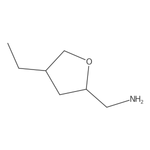 (4-Ethyltetrahydrofuran-2-yl)methanamine结构式