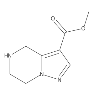 Methyl 4H,5H,6H,7H-pyrazolo[1,5-a]pyrazine-3-carboxylate Structure