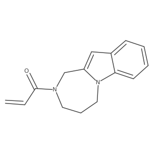 1-{1H,2H,3H,4H,5H-[1,4]diazepino[1,2-a]indol-2-yl}prop-2-en-1-one结构式
