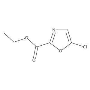 Ethyl 5-chlorooxazole-2-carboxylate结构式