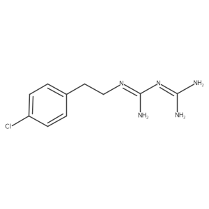 1-carbamimidamido-N-[2-(4-chlorophenyl)ethyl]methanimidamide Structure