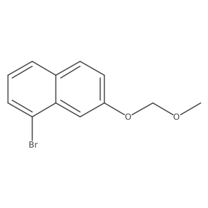 1-Bromo-7-(methoxymethoxy)naphthalene Structure