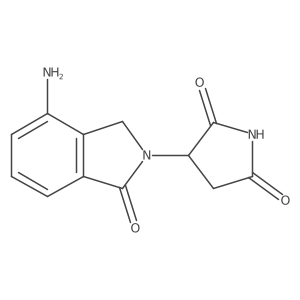 (S)-3-(4-Amino-1-oxoisoindolin-2-YL)pyrrolidine-2,5-dione Structure