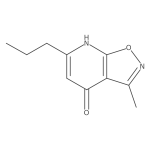 3-Methyl-6-propyl-[1,2]oxazolo[5,4-b]pyridin-4-ol Structure