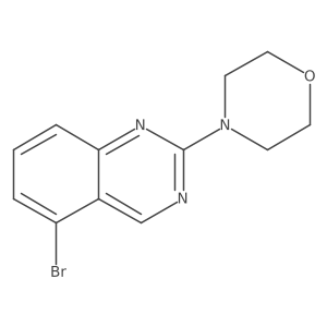5-Bromo-2-(morpholin-4-yl)quinazoline结构式