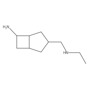 3-[(Ethylamino)methyl]bicyclo[3.2.0]heptan-6-amine Structure